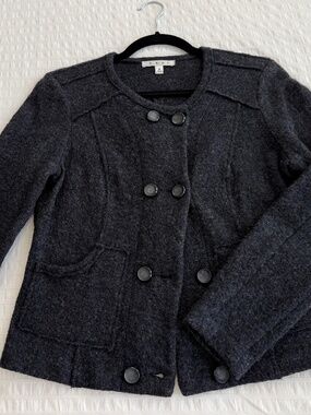 CAbi double breasted wool sweater/jacket Size 4